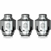 Pack of three SMOK V8 Baby T12 EU 0.15ohm replacement coils for the Cloud Beast tank, designed for dense vapor and rich flavor.